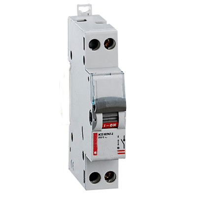 Disjoncteur phase + neutre 16 A