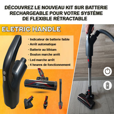 kit de luxe sur batterie rechargeable pour système de flexible rétractable_1