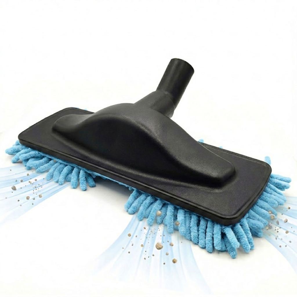 Brosse rasta mop microfibre - spéciale parquet - bleu_1