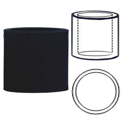 Préfiltre mousse pour filtre cartouche GA 100, GA 200, GA 300, GA 400, GA 1000, GA 200 oxygène, GA 300 Nature, GA 600 Nature et ECXEL