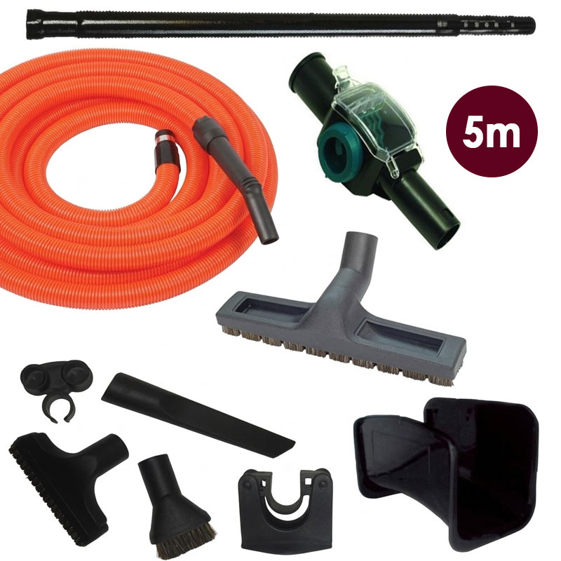 Set de 9 accessoires + 1 flexible anti-écrasement de 5 m