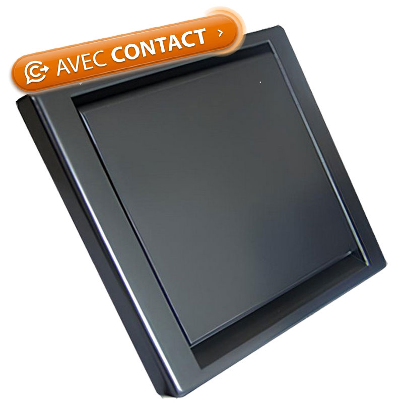 Prise Quadra carrée - anthracite