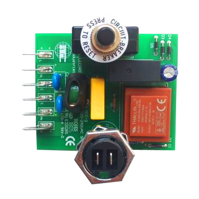 Carte électronique 10 AMPS Easy Connect pour systèmes d'aspiration Husky Nanook, Eco, Qcompact, Kompact, Husky MOD-10-220-240-H01