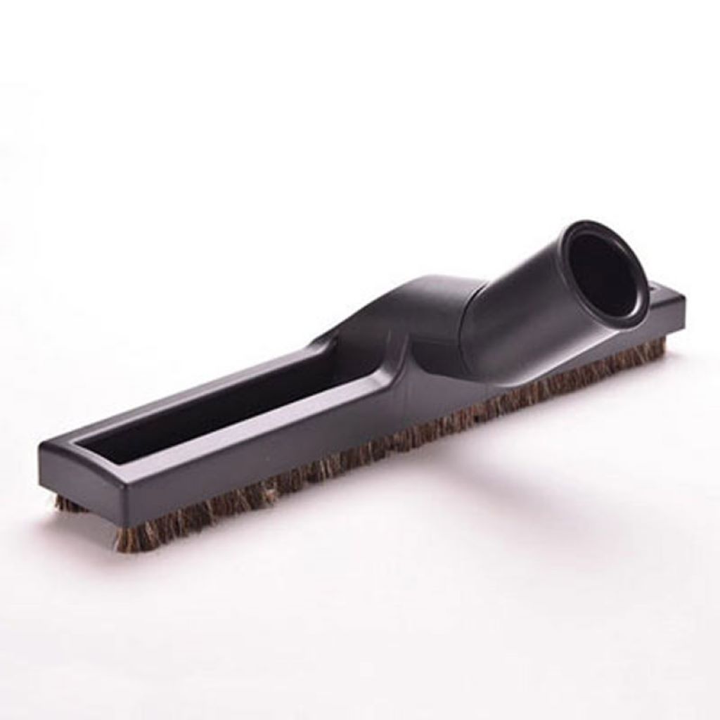 Brosse parquet et sols durs en crin naturel à roulettes 300 mm_7