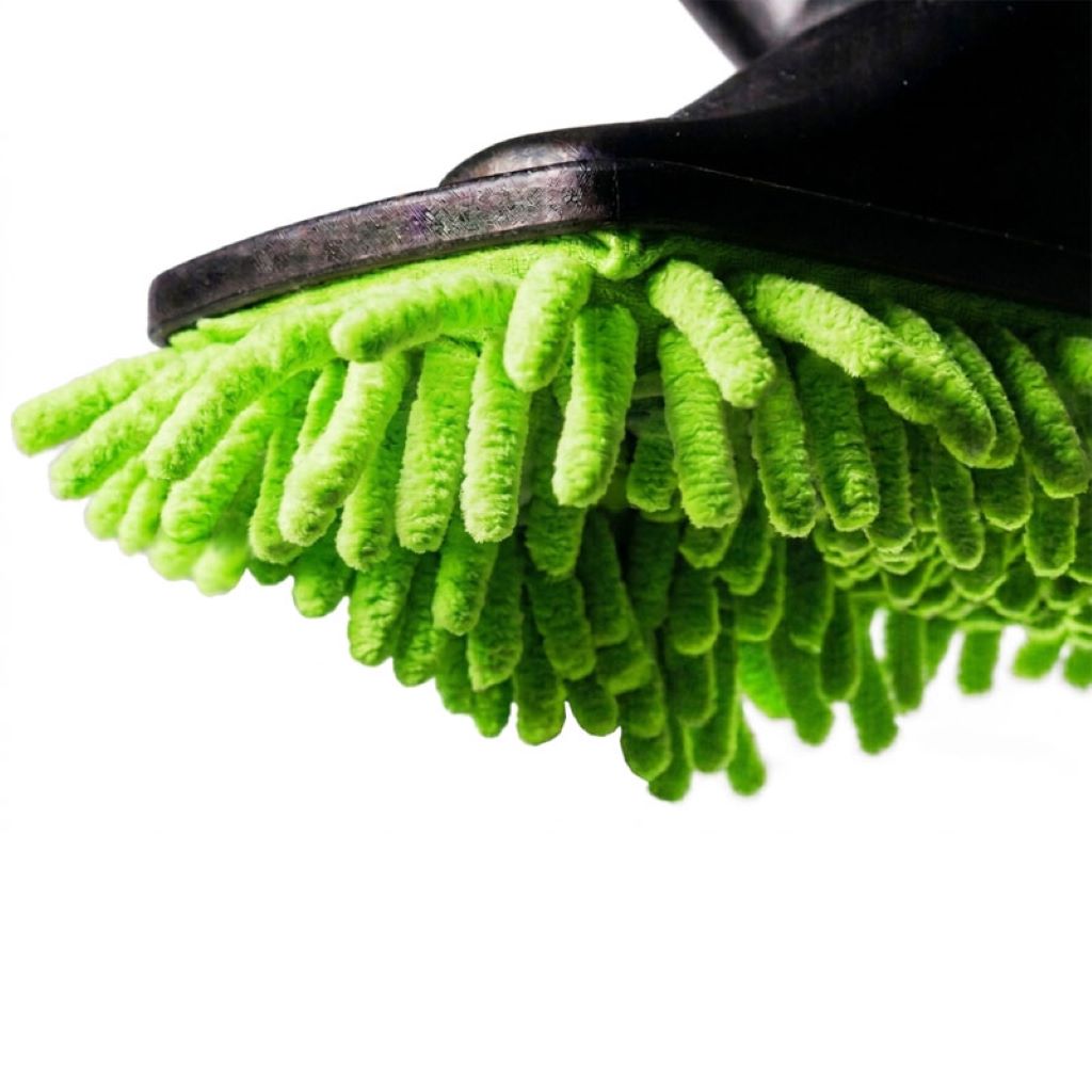 Brosse rasta mop microfibre - spéciale parquet - vert_5