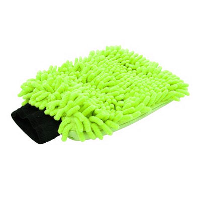 Gant microfibre 2 en 1 - vert