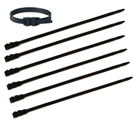 6 colliers de serrage