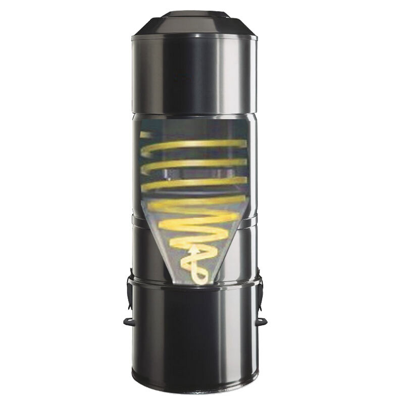Aspirateur Central type ALDES, HD801C SANS SAC SANS FILTRE - Garantie 10 ans - Surface jusqu’à 600 m² - Set de nettoyage_2