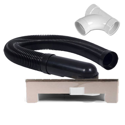 Kit ramasse miettes inox blanc