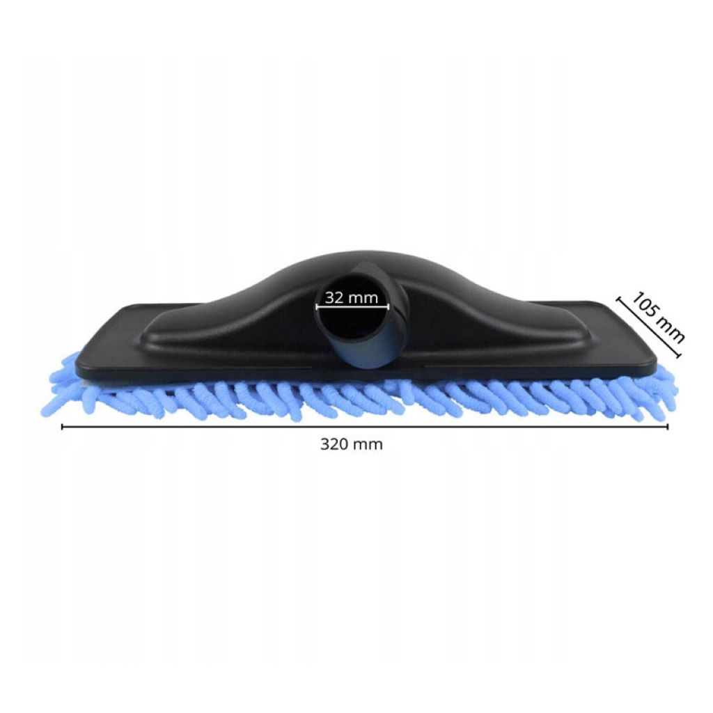 Brosse rasta mop microfibre - spéciale parquet - bleu_2