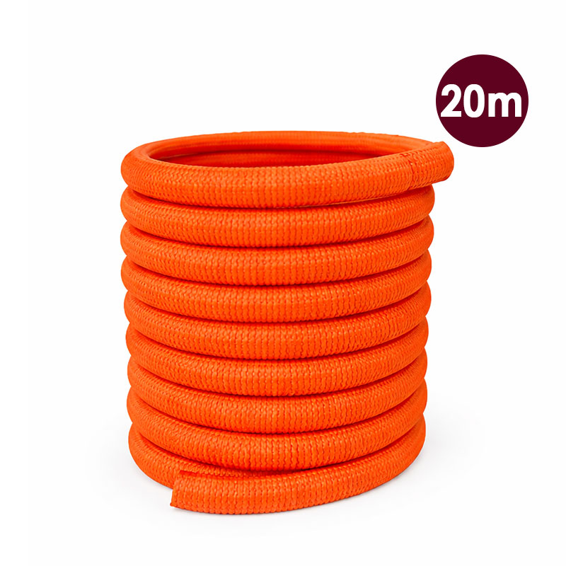 Flexible aspiration centralisée nu - orange - longueur 20m