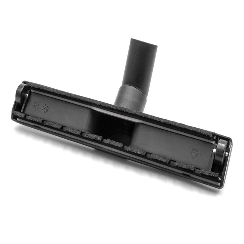Brosse parquet et sols durs en nylon à roulettes 300 mm_7