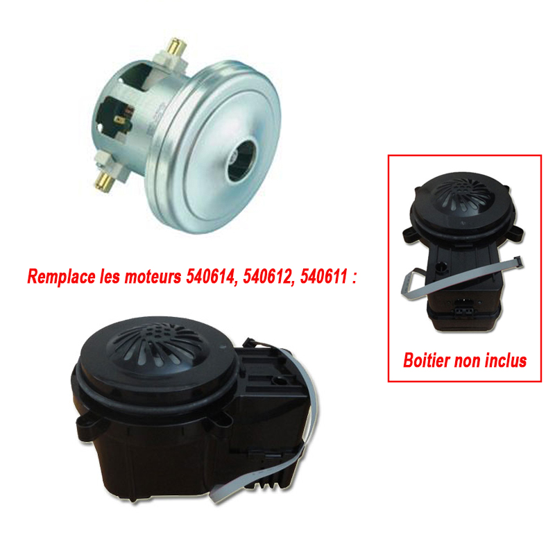 Moteur Electrolux pour centrales Breeze, Wind, Storm, Hurricane, ZCV845A, ZCV855A, ZCV860A, ZCV870, ELUX910, ELUX920 et ELUX930