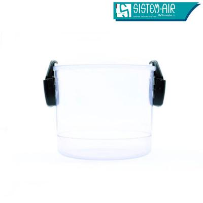 Bac à poussières transparent pour centrales d'aspiration Sistem Air Visual 250 et Visual 350, Sistem Air 9900.088