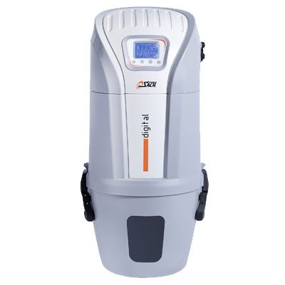 Aspiration centralisée SACH VAC Digital 2.4 kW garantie 4 ans (jusqu'à 500 M²) + Set inter 9 M + 8 accessoires + kit 4 prises + kit prise balai + kit prise garage_2