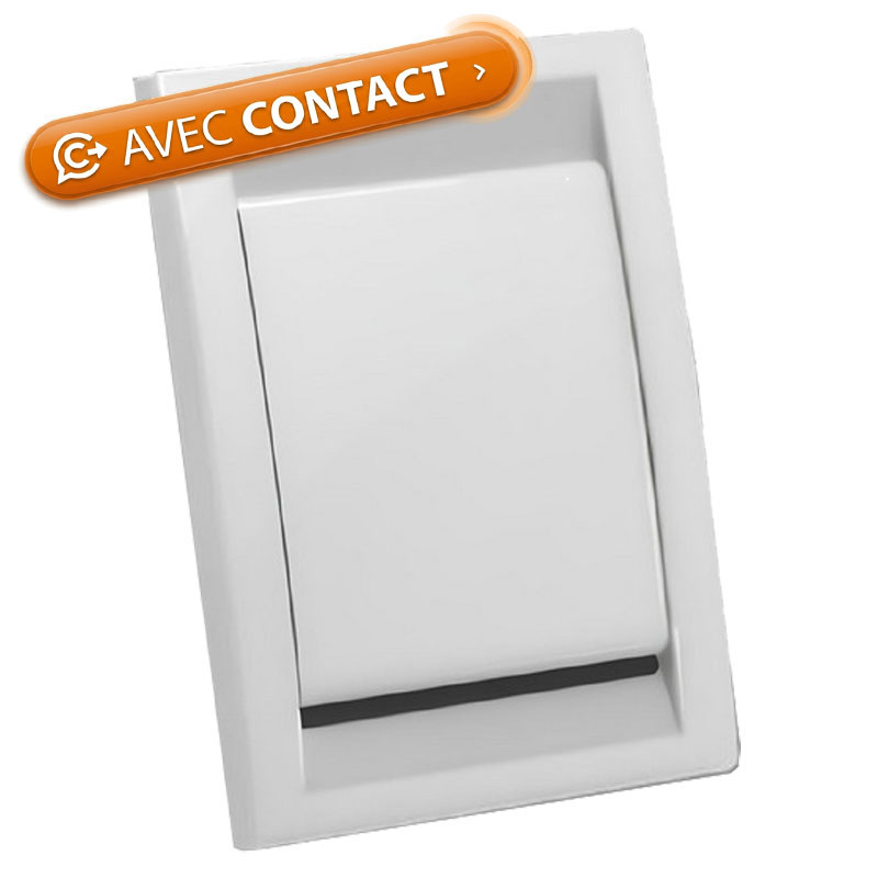 Prise blanche Classic Deco Vac, Cyclovac TF040101