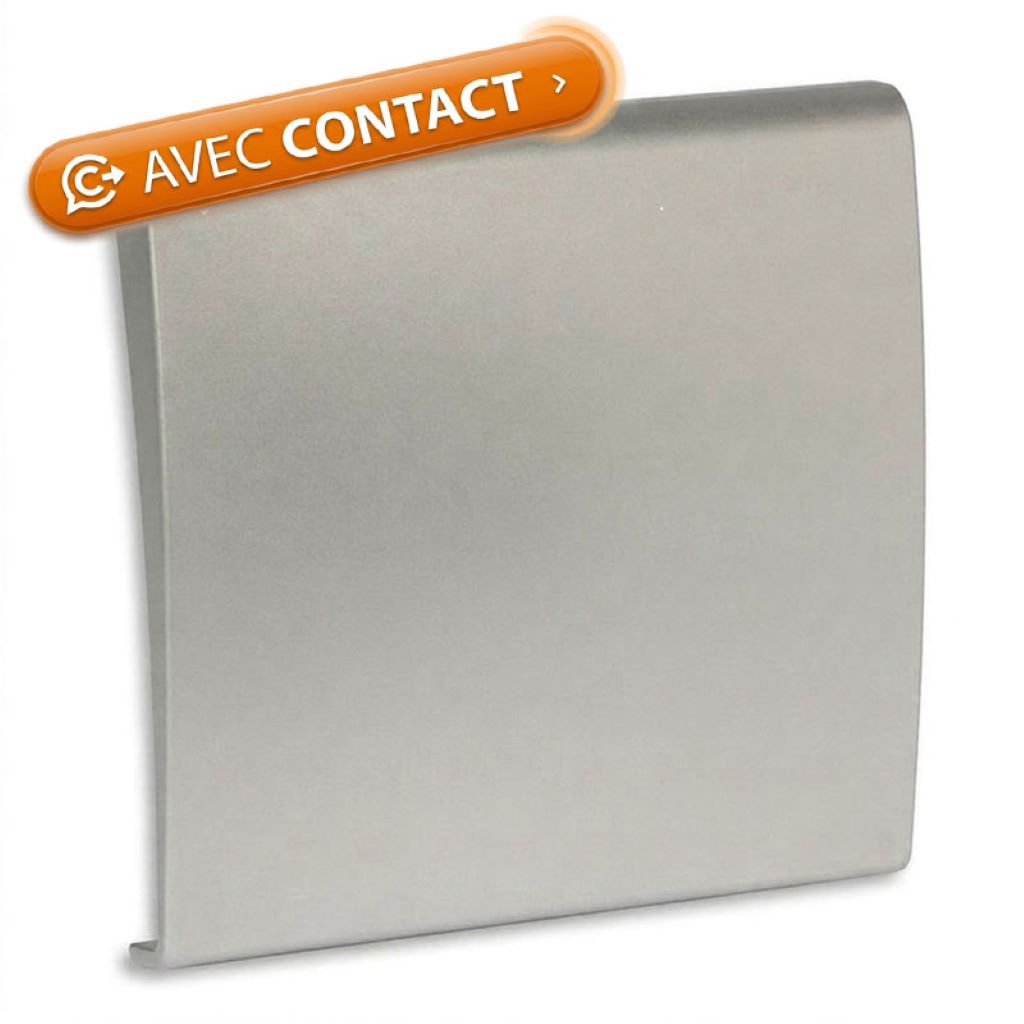 Prise d'aspiration centralisée ALDES Modèle NEO à contact - gris alu