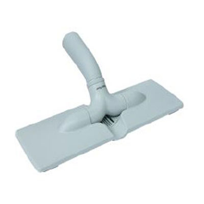 Brosse pivotante largeur 31 cm extra plate articulée à 360° pour carrelage, parquet et moquette, Sach AL7057-SC