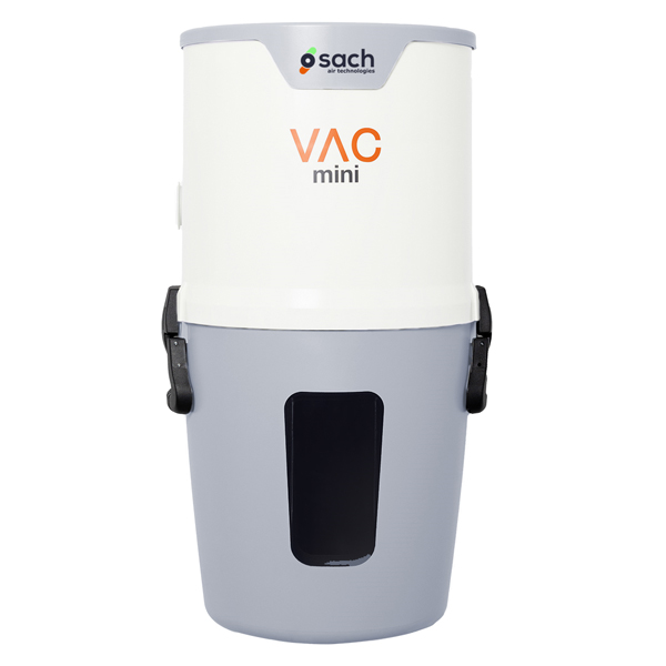 Centrale d'aspiration SACH VAC MINI garantie 4 ans (jusqu’à 400 m²) + Set inter 9 M + 8 accessoires + 1 Kit de nettoyage micro offert_1