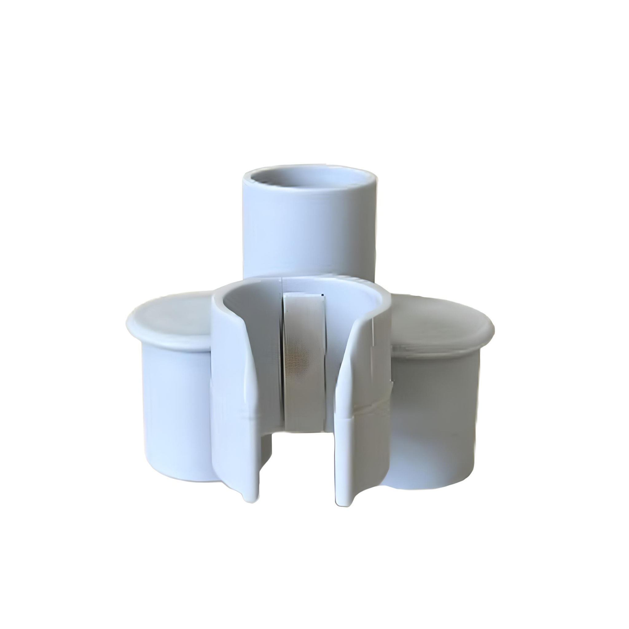 Support accessoires gris clipsable sur canne télescopique