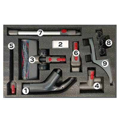 kit de luxe sur batterie rechargeable pour système de flexible rétractable_2