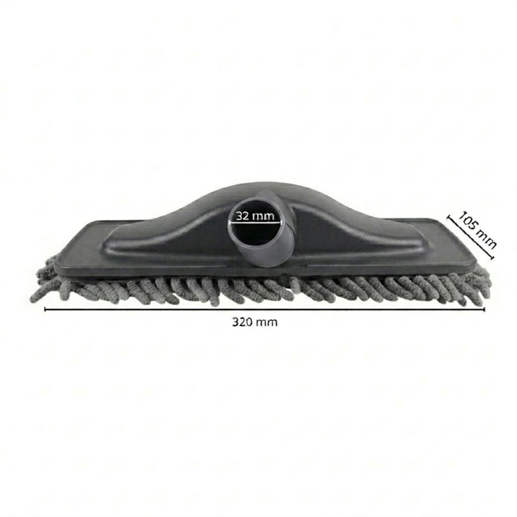 Brosse rasta mop microfibre - spéciale parquet - gris_1
