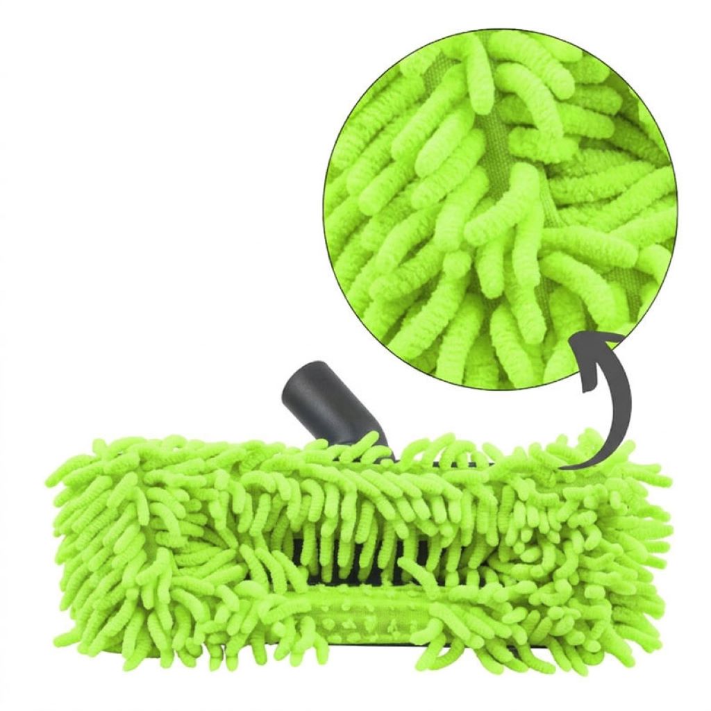 Brosse rasta mop microfibre - spéciale parquet - vert_3