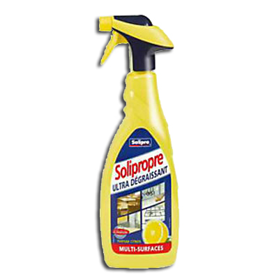 Solipropre Nettoyant cuisine ultra dégraissant citron 650 ml
