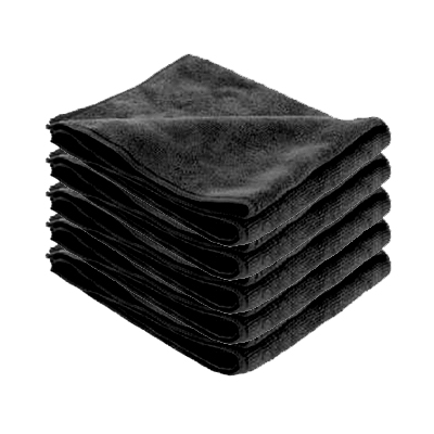 Microfibre SOFT entretien courant - par 5 - noir