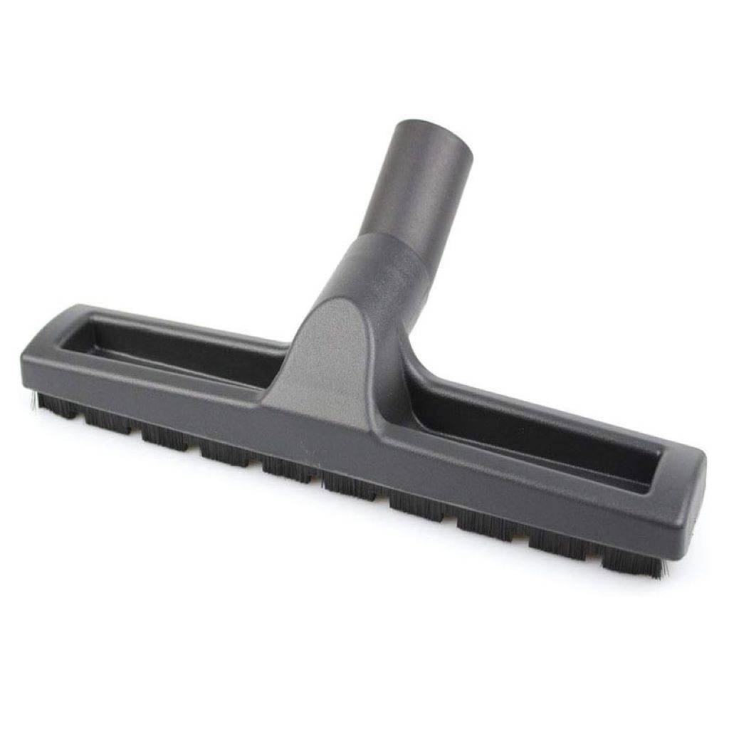 Brosse parquet et sols durs en nylon à roulettes 300 mm