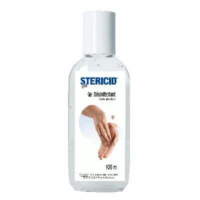 Gel désinfectant hydro-alcoolique 100ml STERICID