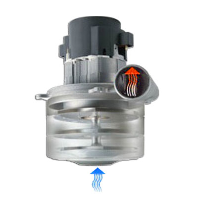 Moteur AMETEK LAMB  117123 pour centrale d'aspiration EOLYS  E07_1