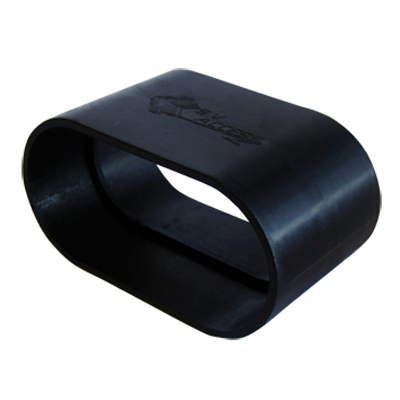 Manchon F-F d'aspiration centralisée ovale série SlimLine Vac pour cloison 70 mm, SACH AI9108-SC