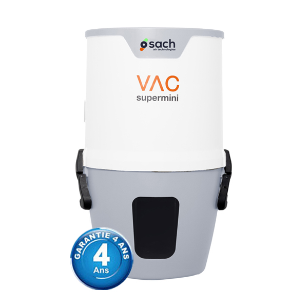Centrale d'aspiration SACH VAC SUPER MINI garantie 4 ans (jusqu’à 300 m²), Sach UD6010-SC/E