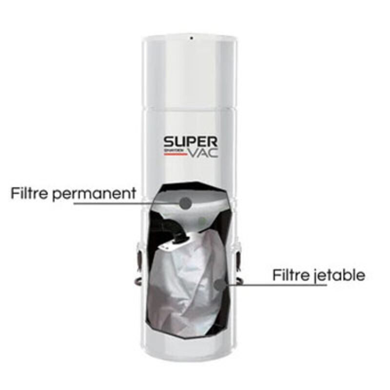 Aspirateur central hybride HAYDEN SuperVac 80 GARANTIE 10 ANS (jusqu’à 500 m²)_3