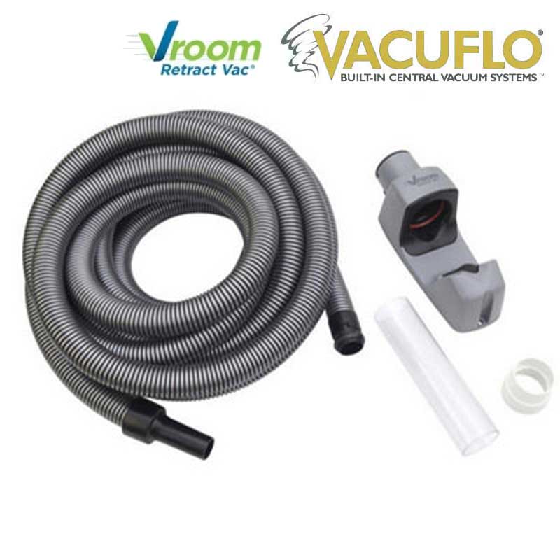 Flexible Vroom Retract Vac - compatible toutes marques d'aspiration centralisée - longueur 9m_2