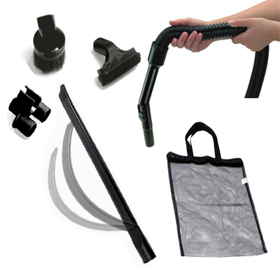 Aspiration centralisée BEFLEXX 230V garantie 2 ans pour camping-car, caravane, bateau + Set 5 accessoires + 1 flexible extensible 8 m + kit 1 prise murale porte ronde blanche pour centrale Beflexx_4