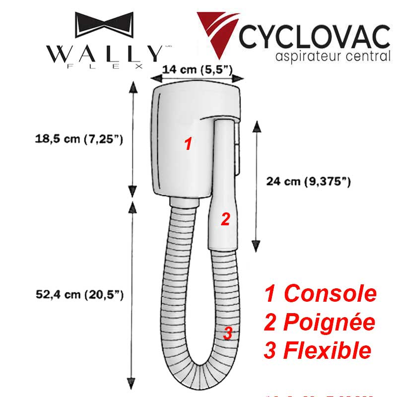 Flexible WallyFlex - pour la cuisine et la salle de bain - blanc_4