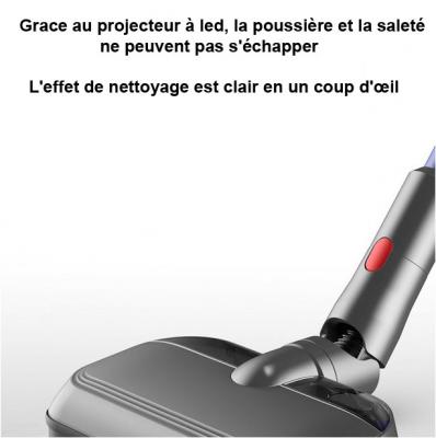Brosse vadrouille électrique pour aspirateur sans fil compatible Dyson V7, V8, V10, V11, lumière LED, réservoir d'eau, tête de brosse_6