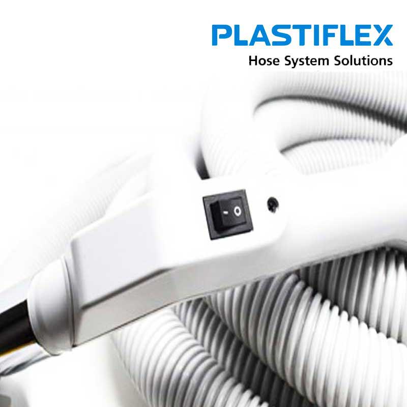 Flexible aspiration centralisée 24V Plastiflex - longueur 10,60m_1