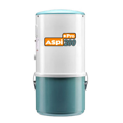 Aspirateur central type ALDES, ASPI PRO 200 (jusqu’à 180 m²) + set accessoires - Garantie 5 ans_1