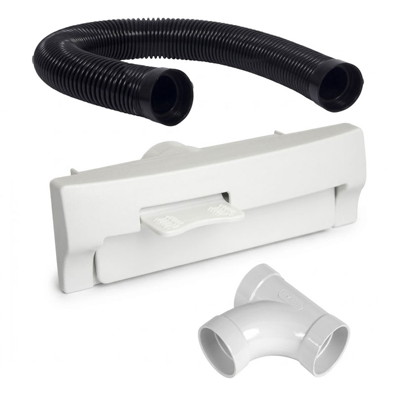 Kit ramasse miettes Kitchen Vac blanc