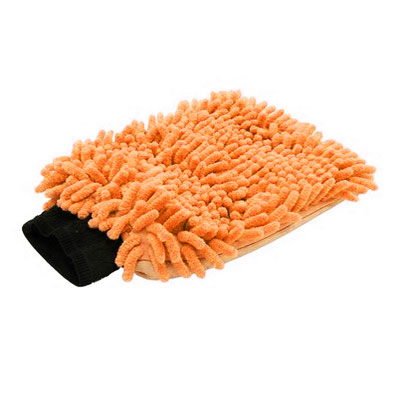 Gant microfibre 2 en 1 - orange